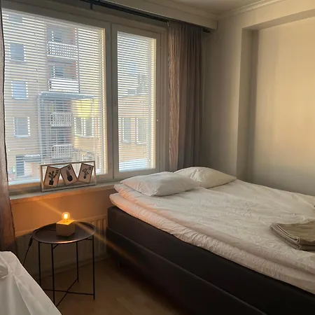 Saunallinen Kolmio Tampereen Ydinkeskustassa アパート *